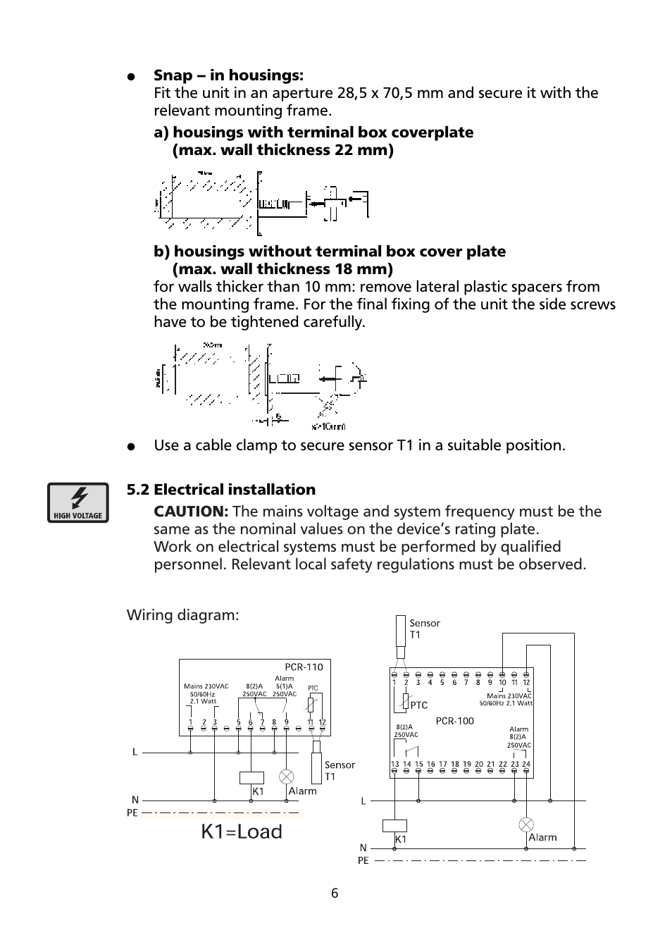 Honeywell PCR-110 User Manual | Page 6 / 16