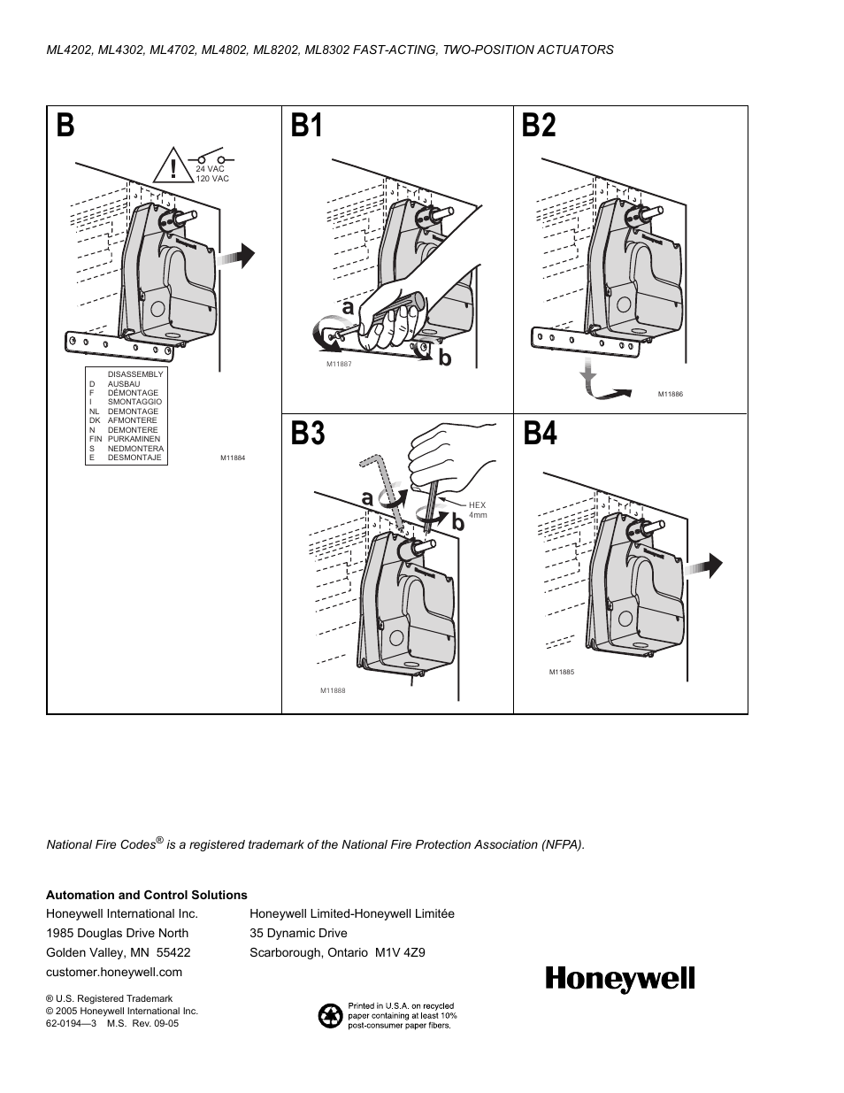 Bb1 b2 b4 b3 | Honeywell FAST-ACTING User Manual | Page 4 / 4
