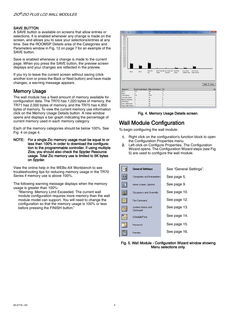 Wall module configuration | Honeywell ZIO TR71-H User Manual | Page 4 / 24