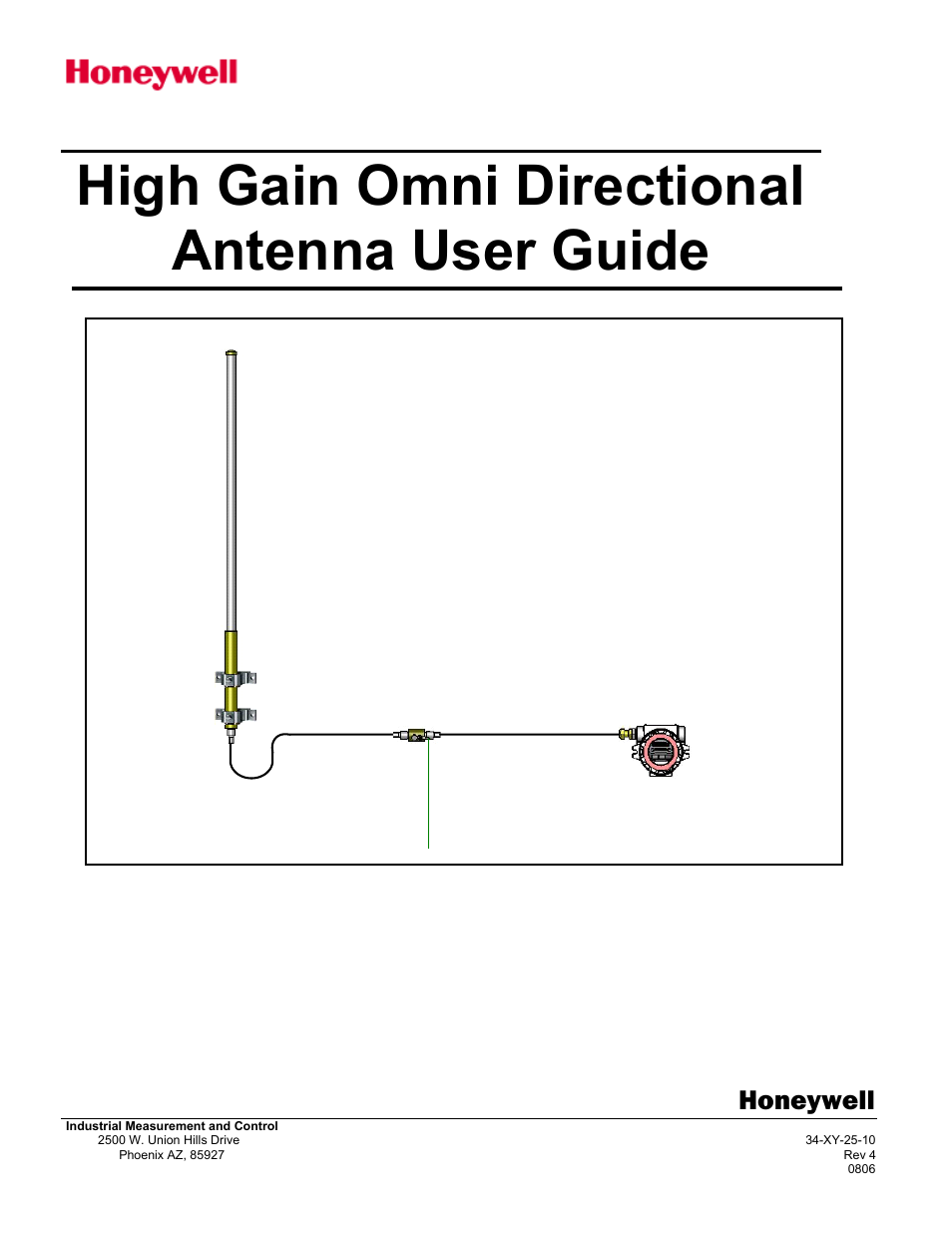 Honeywell High Gain Omni Directional Antenna User Manual | 16 pages