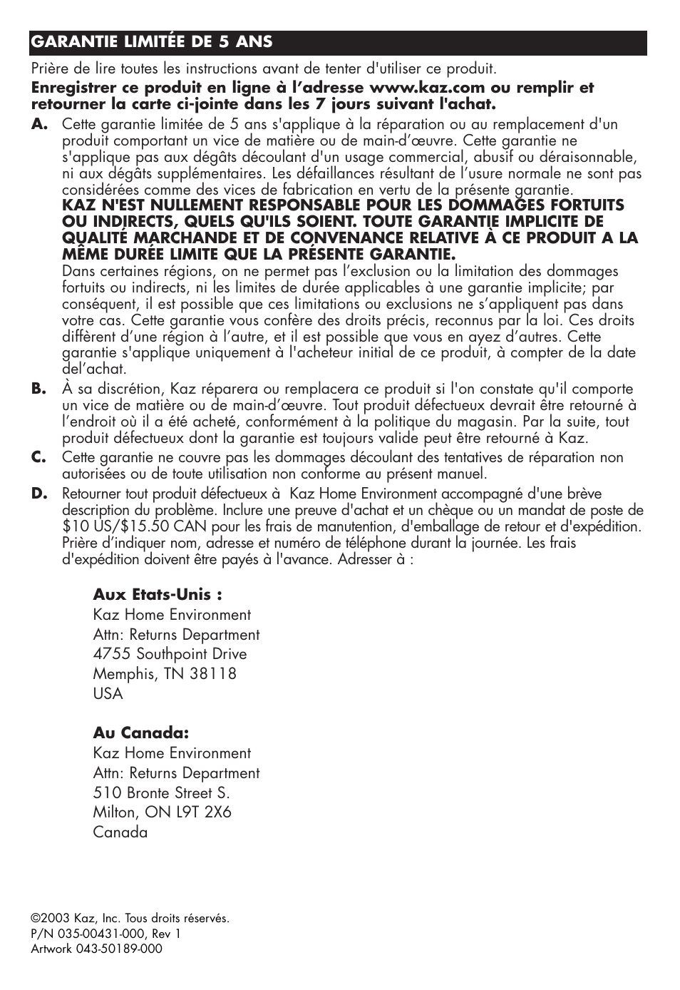 Honeywell HZ-316 User Manual | Page 10 / 15