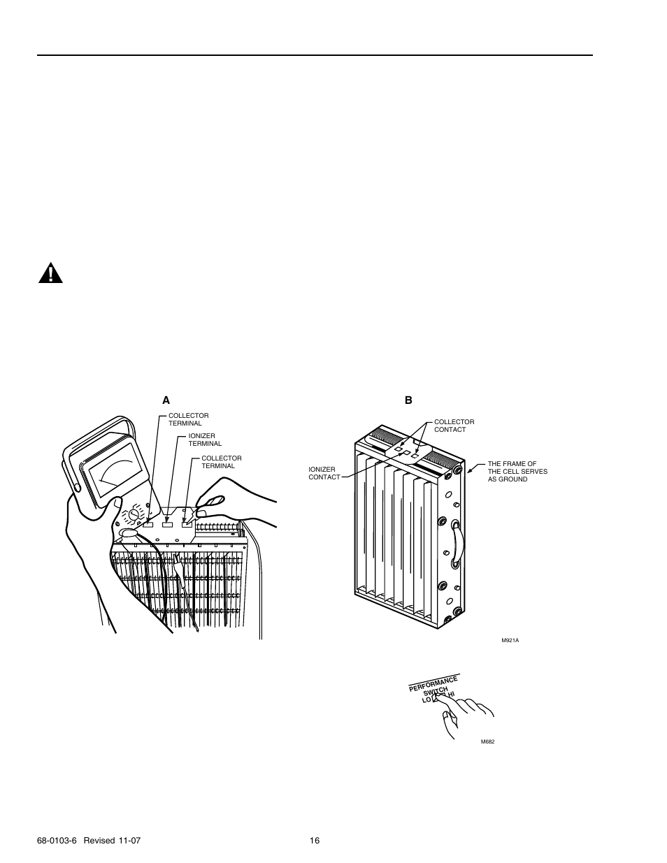 Warning, Electrical troubleshooting, Tools and equipment | Troubleshooting procedure, Removing the power box | Honeywell F90B User Manual | Page 16 / 24