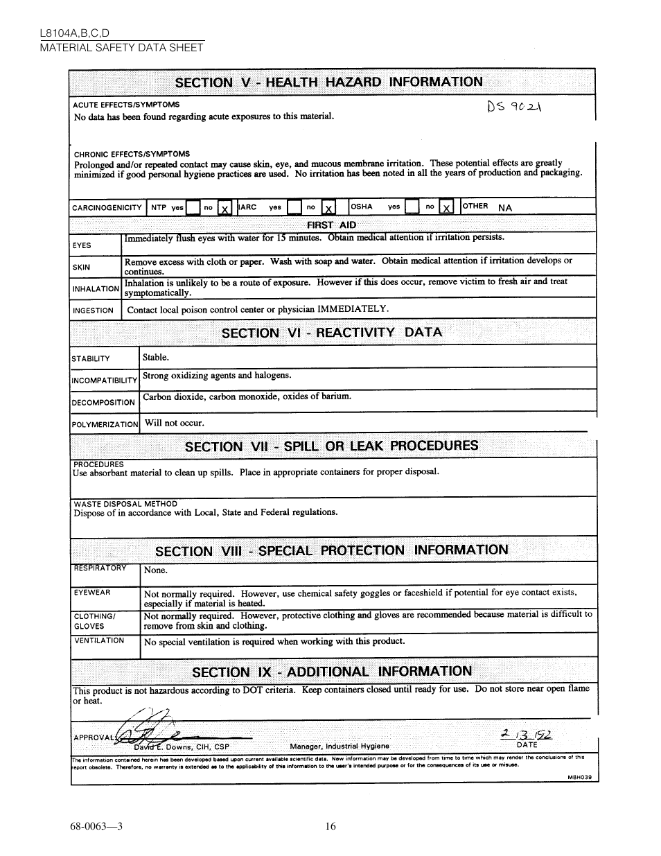 Honeywell L8104B User Manual | Page 16 / 20