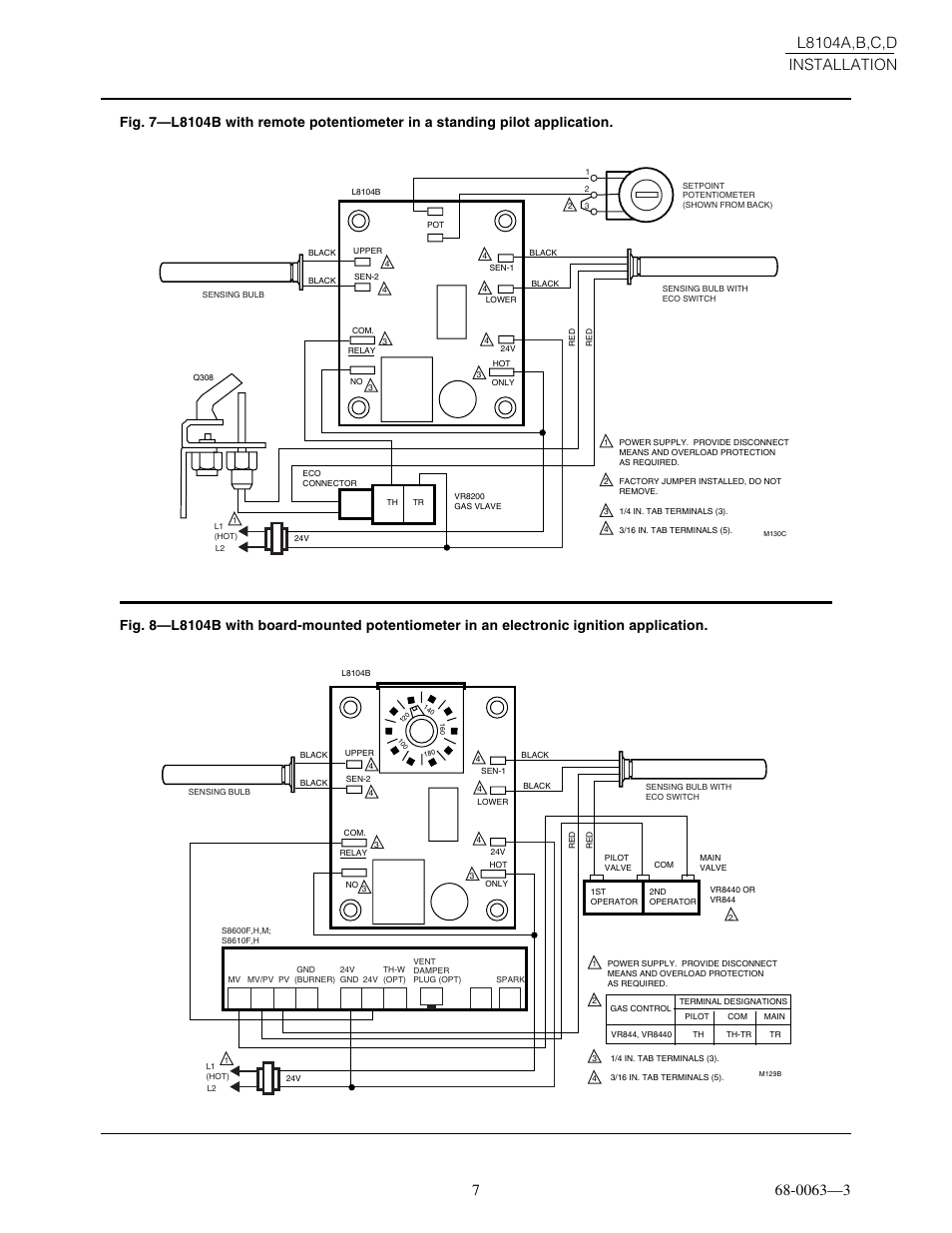 Honeywell L8104B User Manual | Page 7 / 20