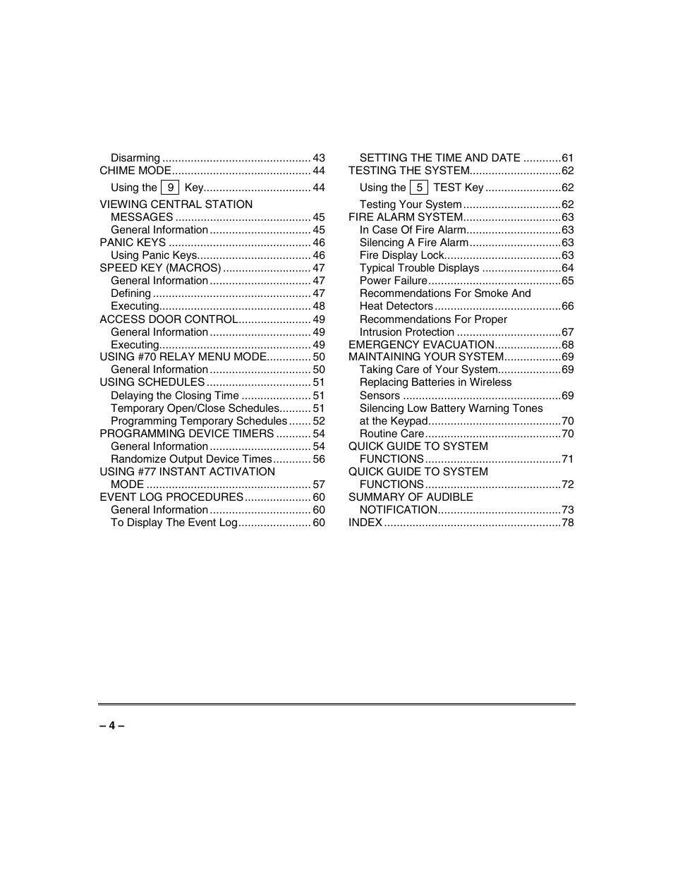 Honeywell VISTA-128BP User Manual | Page 4 / 80