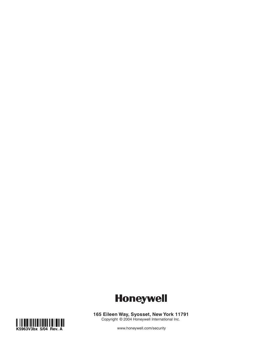 Honeywell ADEMCO LYNXR-EN User Manual | Page 72 / 72
