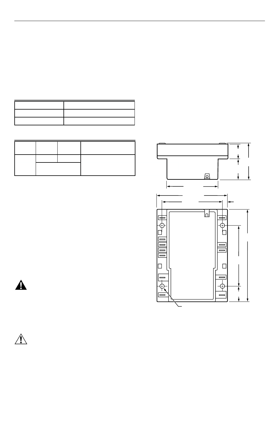 Warning, Caution, Installation | When installing this product, Mounting auxiliary controls, Heat | Honeywell S8701 User Manual | Page 2 / 12