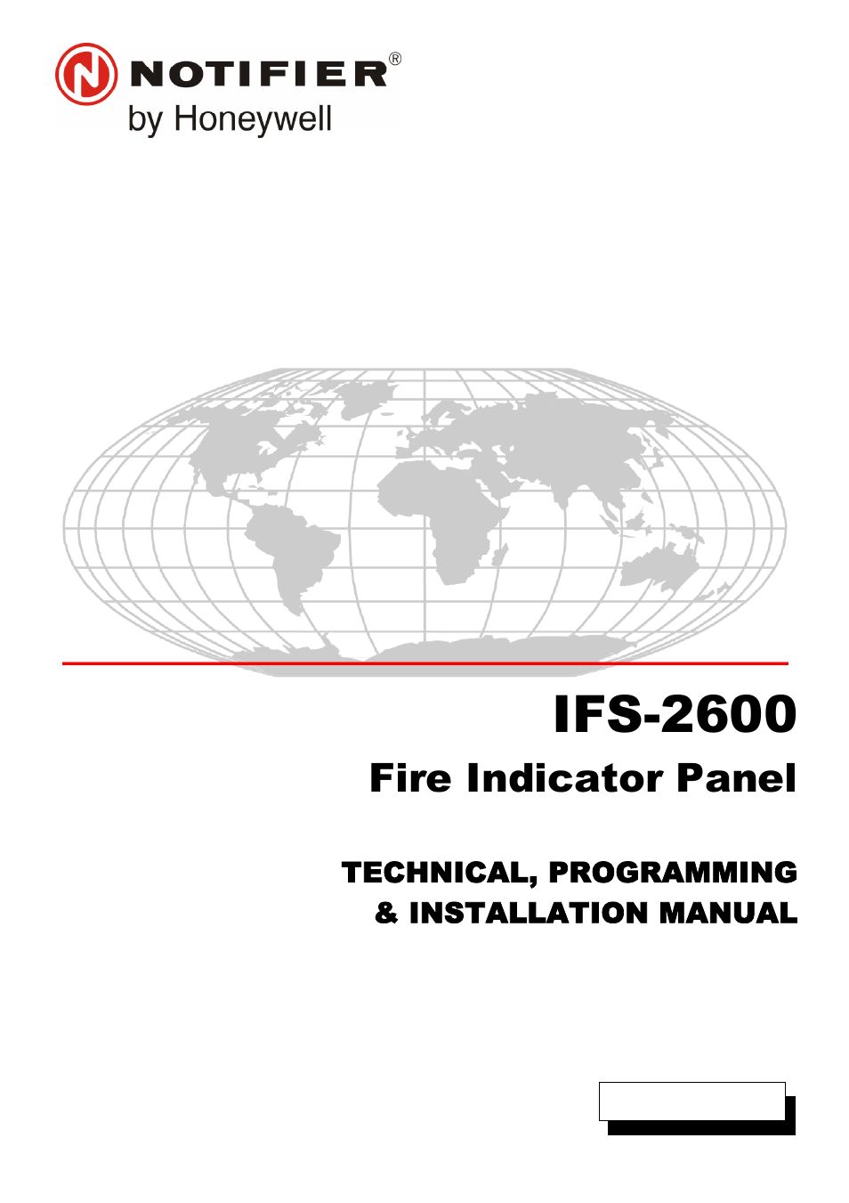 Honeywell NOTIFIER IFS-2600 User Manual | 80 pages