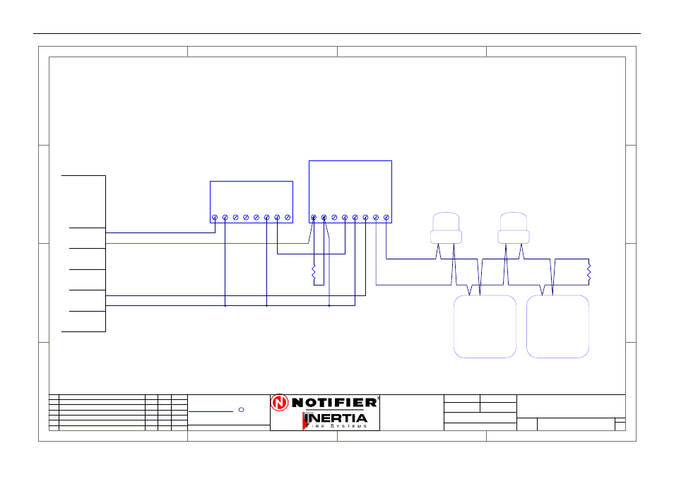 Auto changeover dual sounder connection diagram, Drg. no | Honeywell NOTIFIER IFS-2600 User Manual | Page 63 / 80