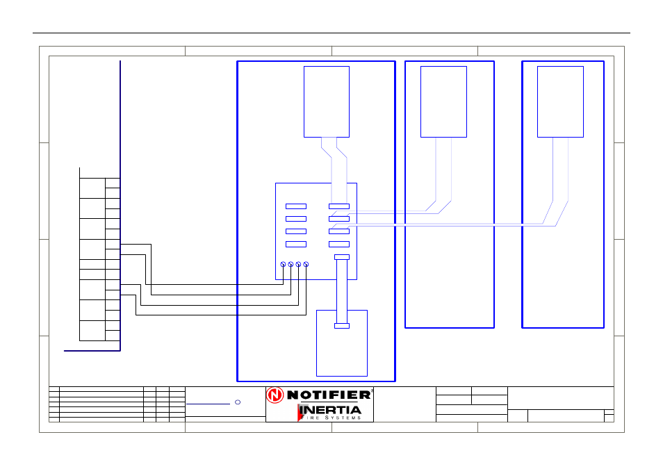 Mimic connection diagram, Pcb812, Mim/26/kit | Mim-con, Drg. no | Honeywell NOTIFIER IFS-2600 User Manual | Page 65 / 80