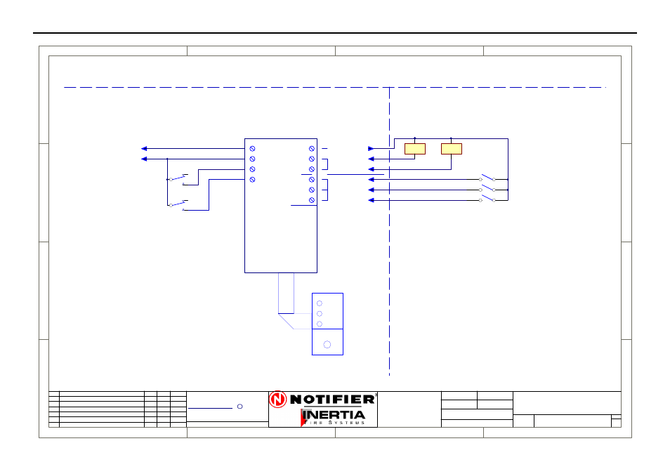 Single fan connection diagram, Drg. no, Asingle fan (general) 2600-dual fan | Control | Honeywell NOTIFIER IFS-2600 User Manual | Page 66 / 80