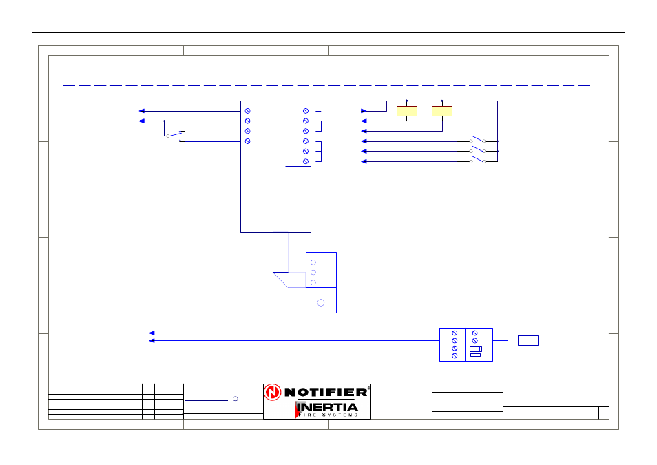 Exhaust fan connection diagram, Drg. no | Honeywell NOTIFIER IFS-2600 User Manual | Page 68 / 80