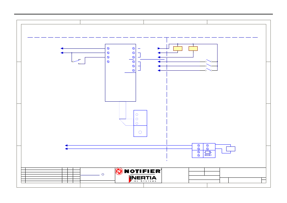 Smoke spill fan connection diagram, Drg. no | Honeywell NOTIFIER IFS-2600 User Manual | Page 70 / 80