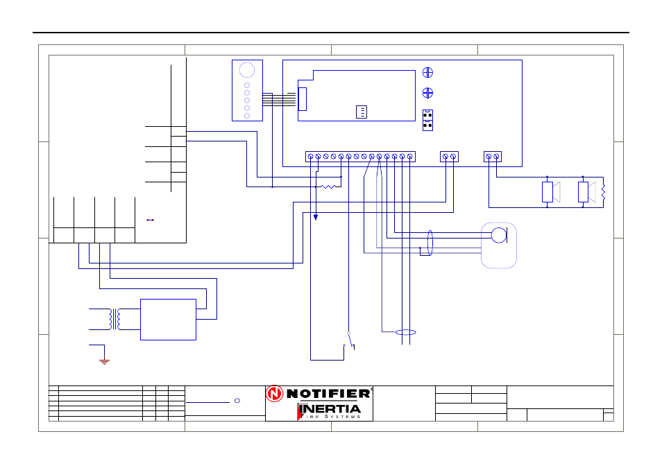 30w evac slave connection diagram, Drg. no | Honeywell NOTIFIER IFS-2600 User Manual | Page 74 / 80