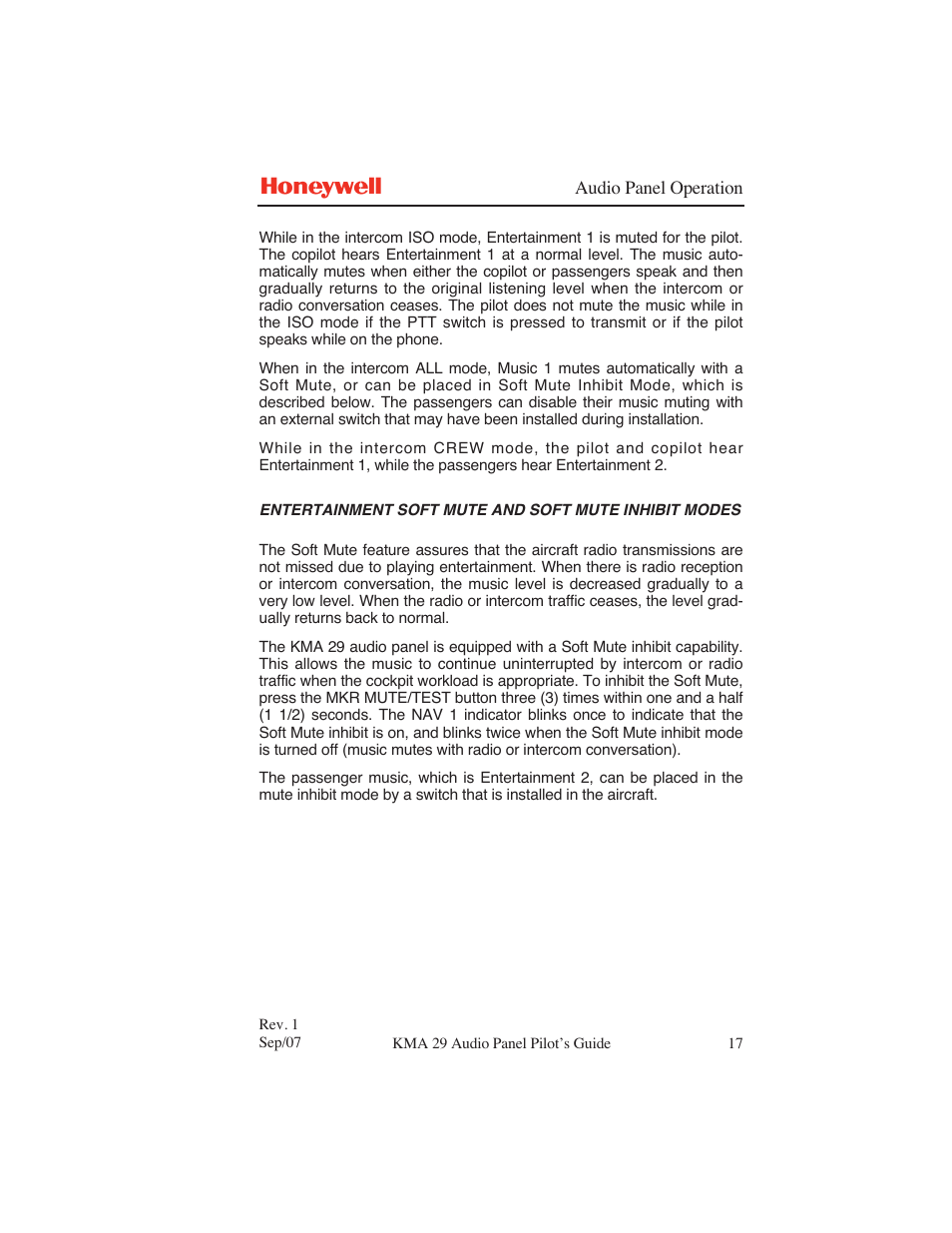 BendixKing KMA 29 User Manual | Page 23 / 26