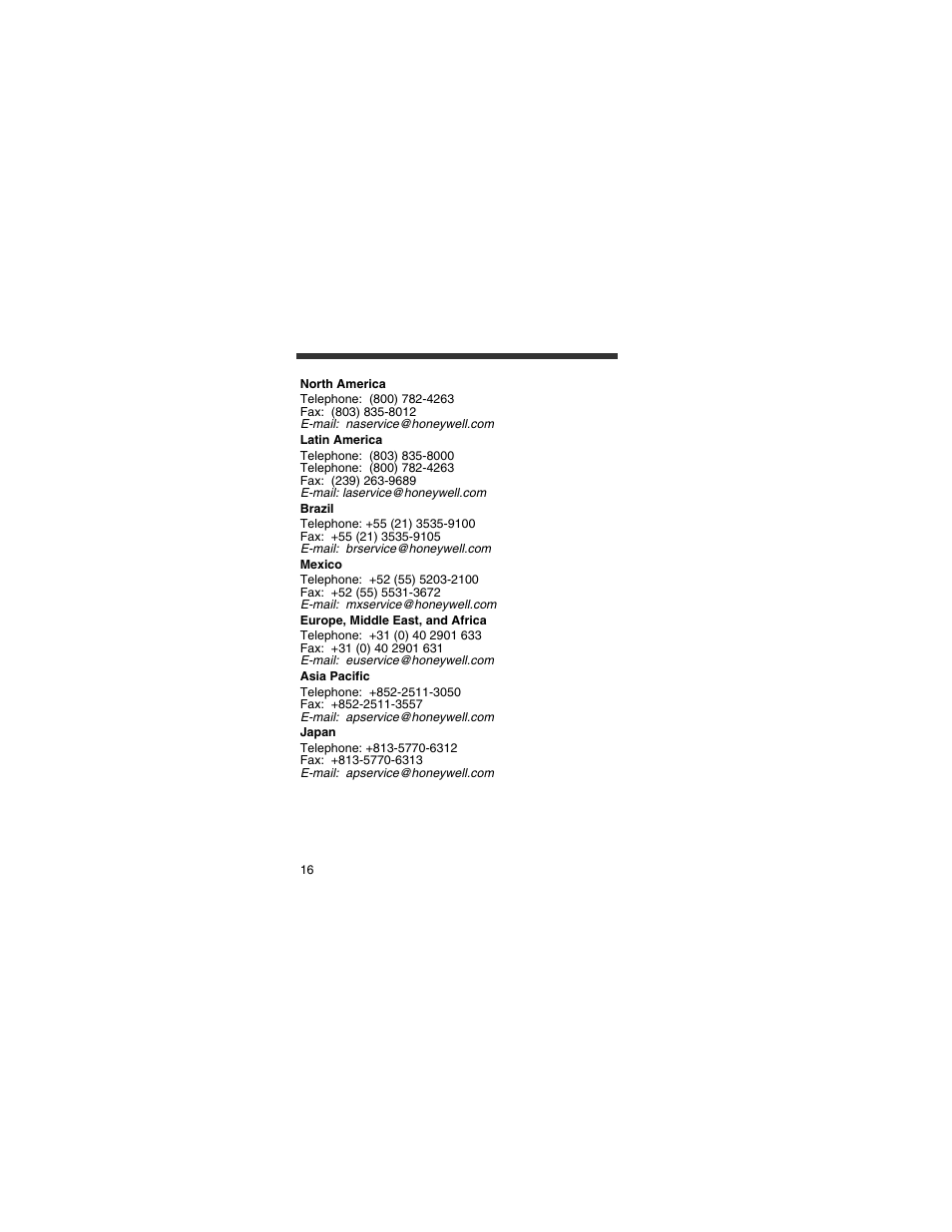 Honeywell 4820 User Manual | Page 17 / 22