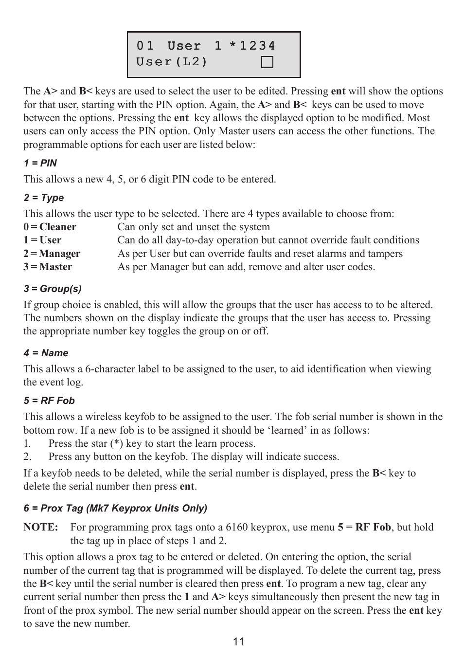Honeywell GALAXY 16103 User Manual | Page 15 / 18