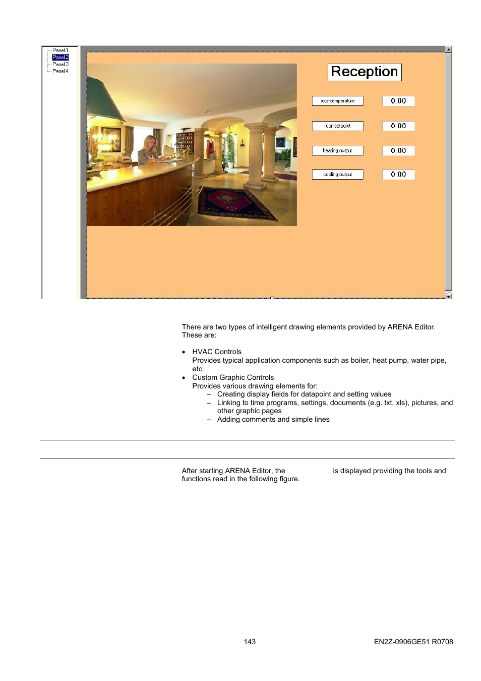 47banalyze trend data, 49barena editor environment, Arena editor environment | Honeywell EN2Z-0906GE51 R0708 User Manual | Page 143 / 160