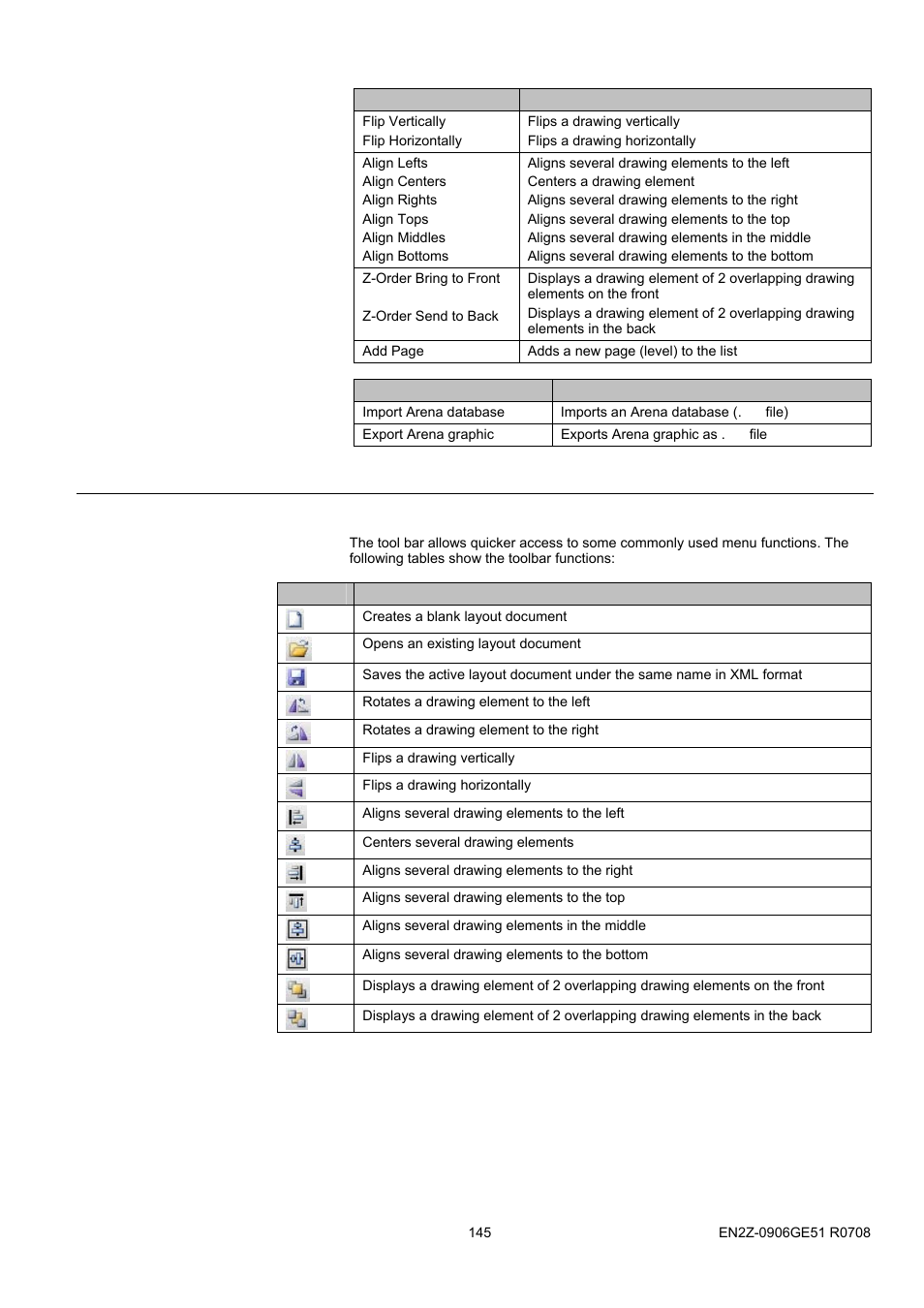 85bcreate new trend template, Tool bar | Honeywell EN2Z-0906GE51 R0708 User Manual | Page 145 / 160