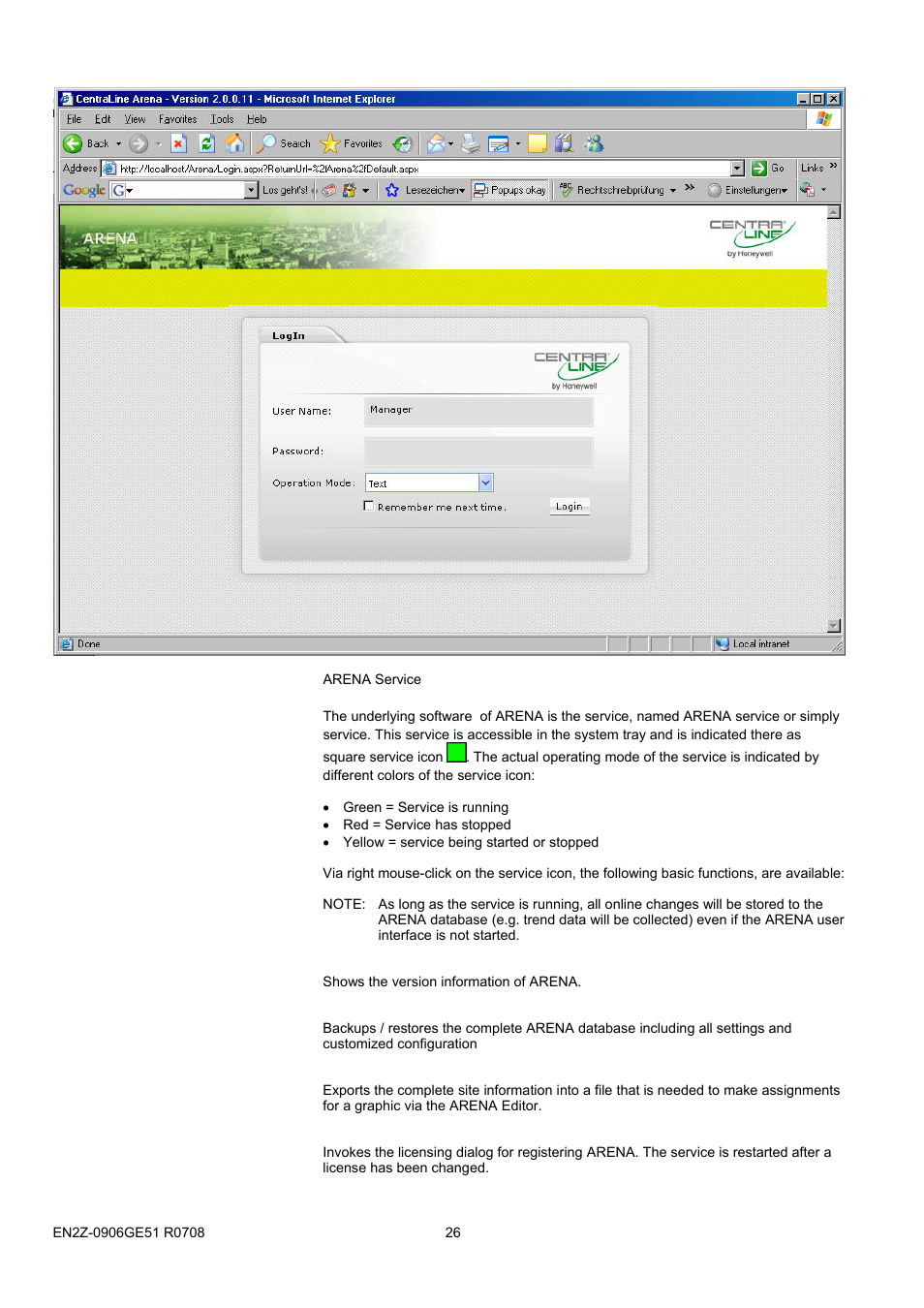 Honeywell EN2Z-0906GE51 R0708 User Manual | Page 26 / 160