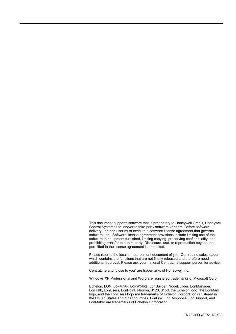 Arena / ranger 2.0, User guide | Honeywell EN2Z-0906GE51 R0708 User Manual | Page 3 / 160