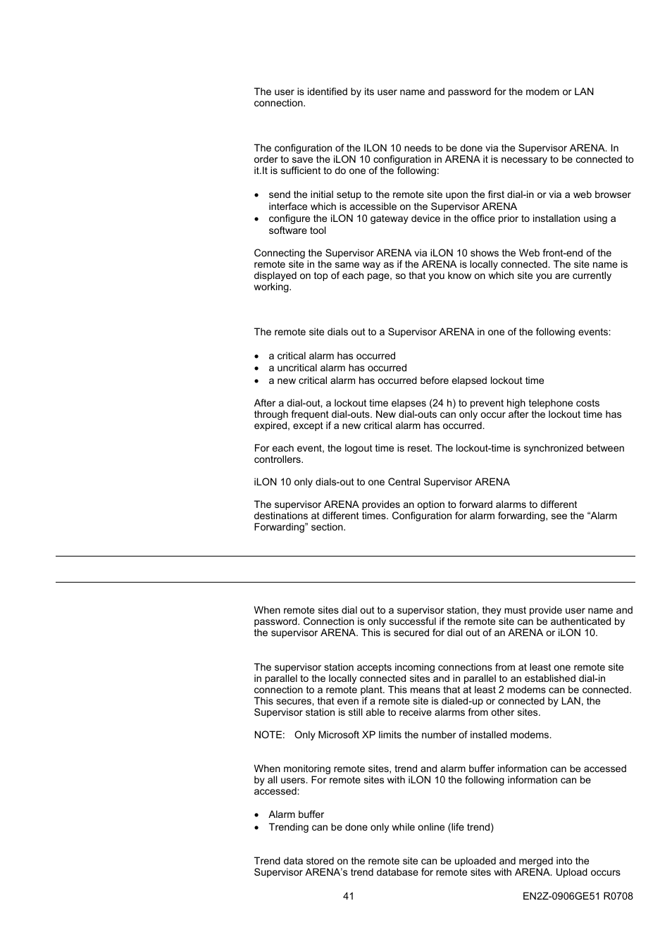 28bsupervisor arena, Supervisor arena | Honeywell EN2Z-0906GE51 R0708 User Manual | Page 41 / 160