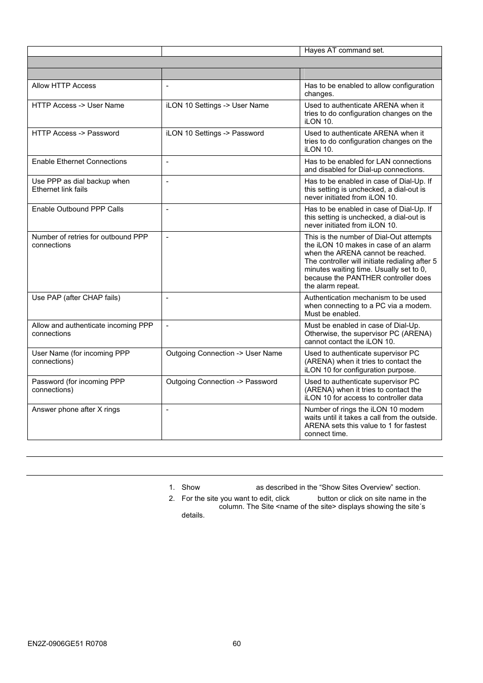 31bedit site details, Edit site details | Honeywell EN2Z-0906GE51 R0708 User Manual | Page 60 / 160