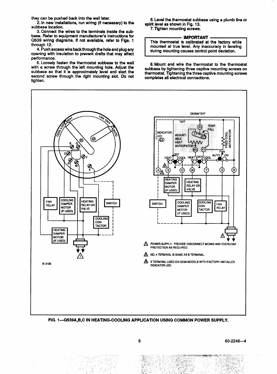 Honeywell Q539F User Manual | Page 5 / 12