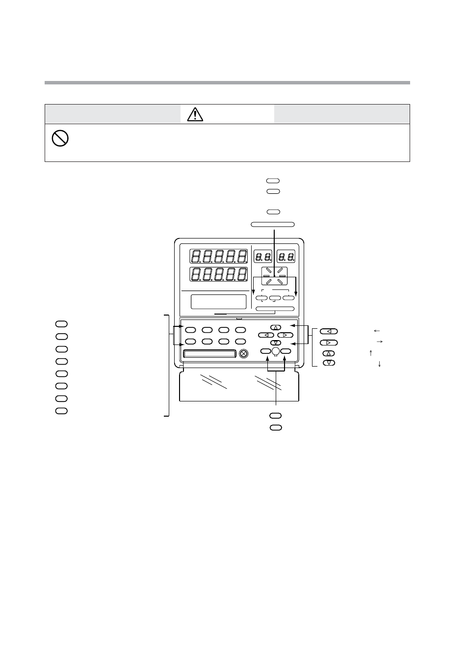 Caution, Key pad, Chapter 2. names and functions of parts | Honeywell DCP552 Mark II User Manual | Page 19 / 247