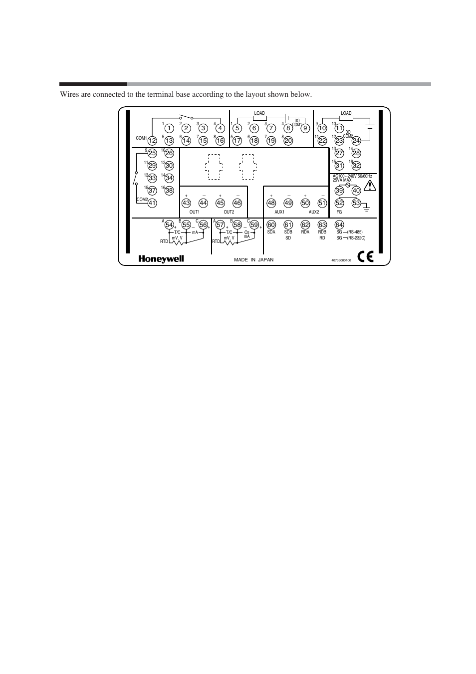 4 terminal array, 4 - 4 terminal array | Honeywell DCP552 Mark II User Manual | Page 33 / 247