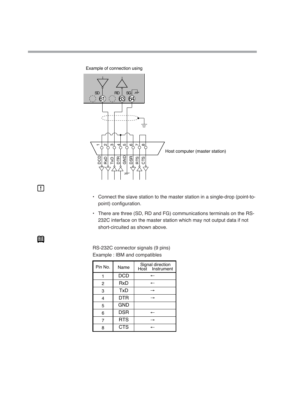 Rs-232c connection handling precautions | Honeywell DCP552 Mark II User Manual | Page 44 / 247