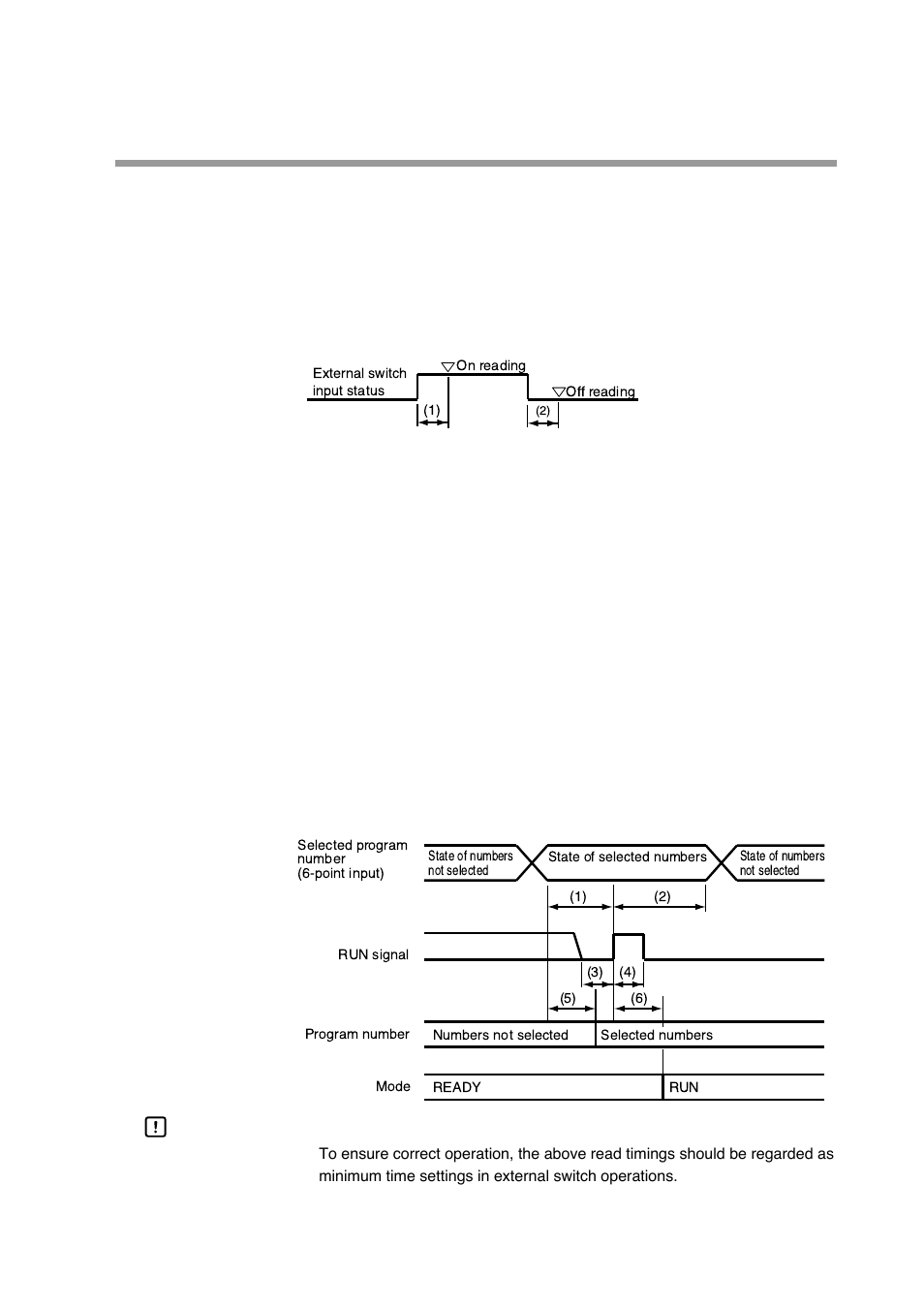 Read timing, Handling precautions | Honeywell DCP552 Mark II User Manual | Page 97 / 247
