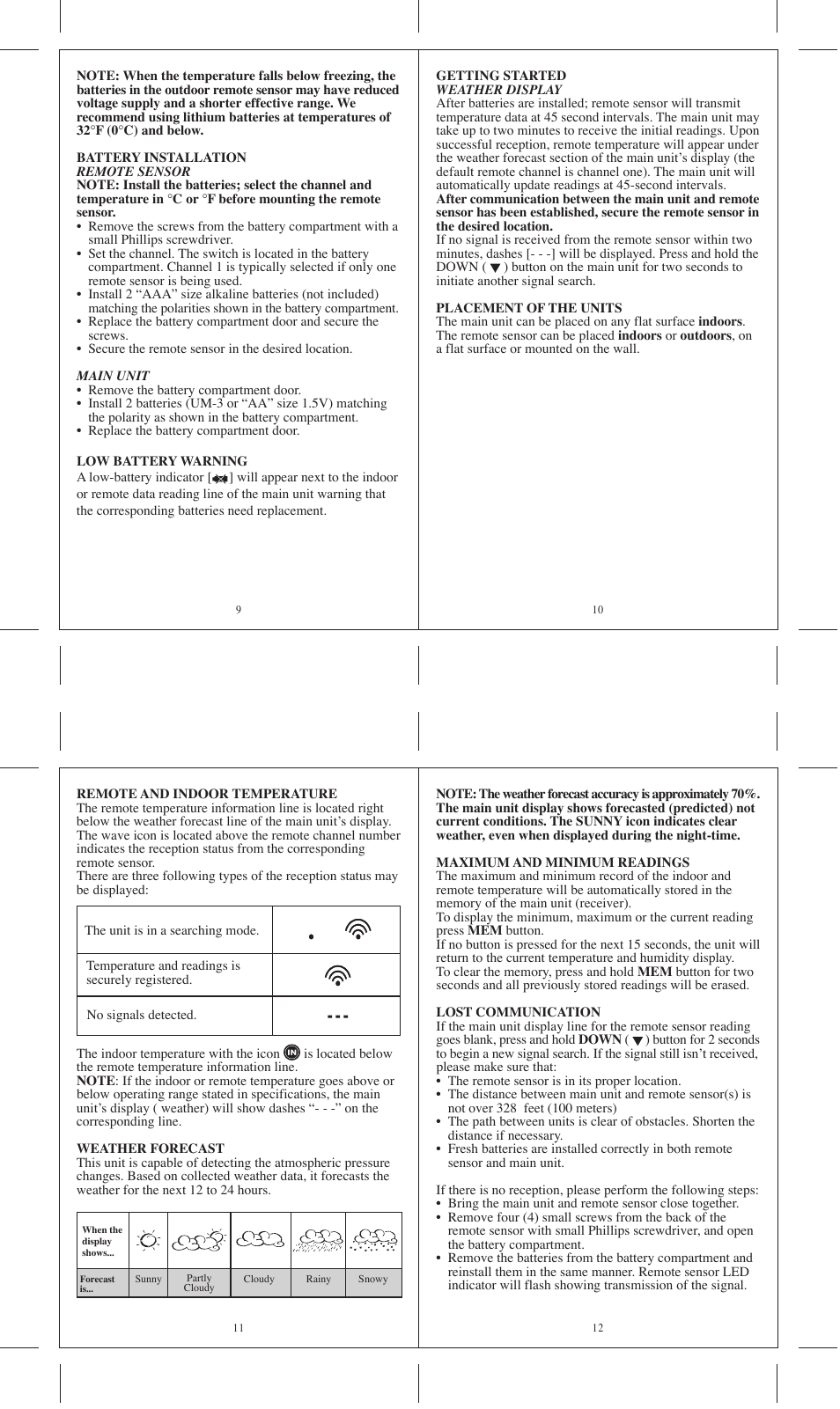 Honeywell TE322ELW User Manual | Page 3 / 6