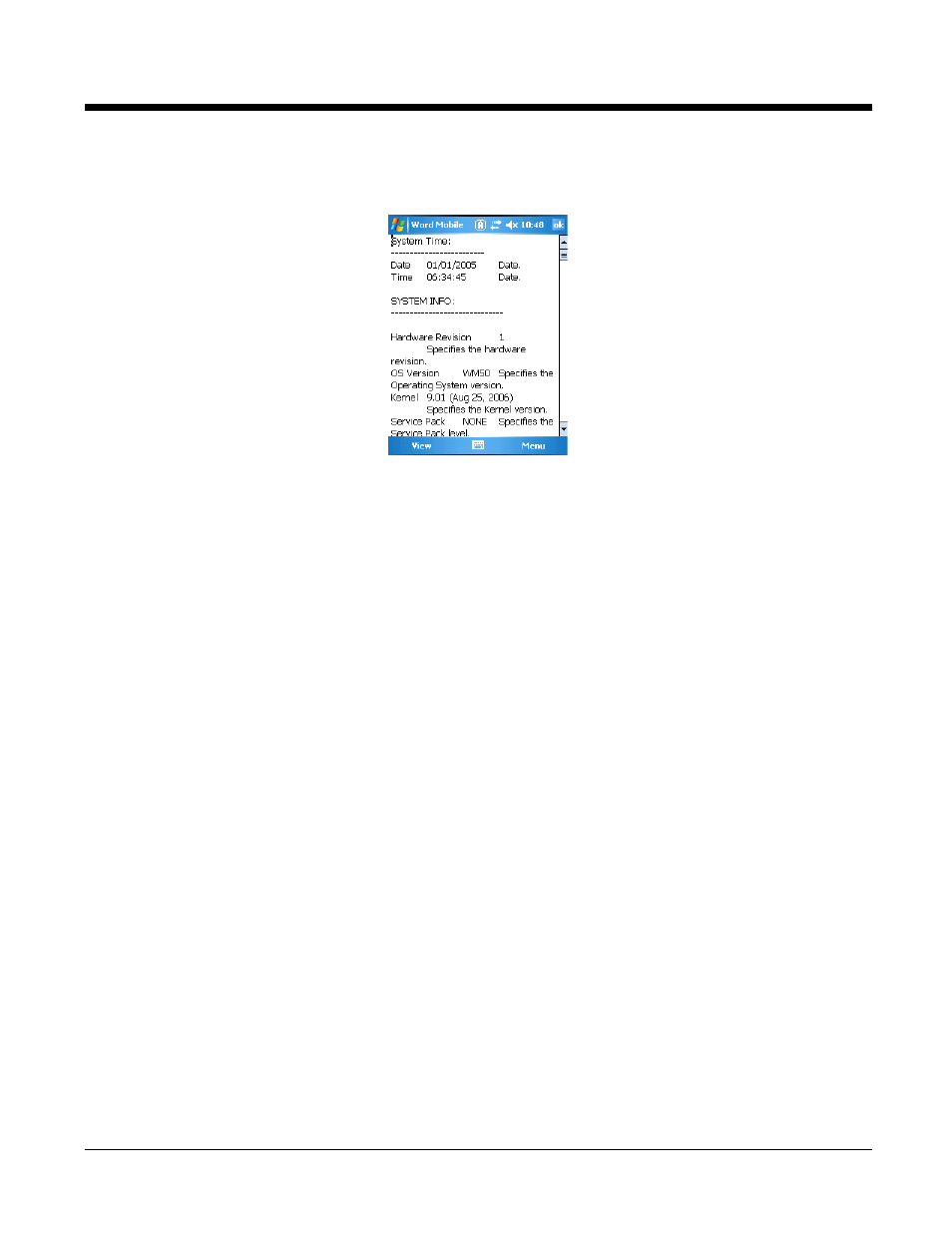 Viewing options, To upload sysinfo.txt to a workstation | Honeywell 9900 User Manual | Page 120 / 170