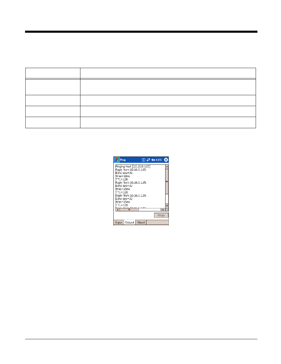 Reading the output tab, About tab | Honeywell 9900 User Manual | Page 143 / 170