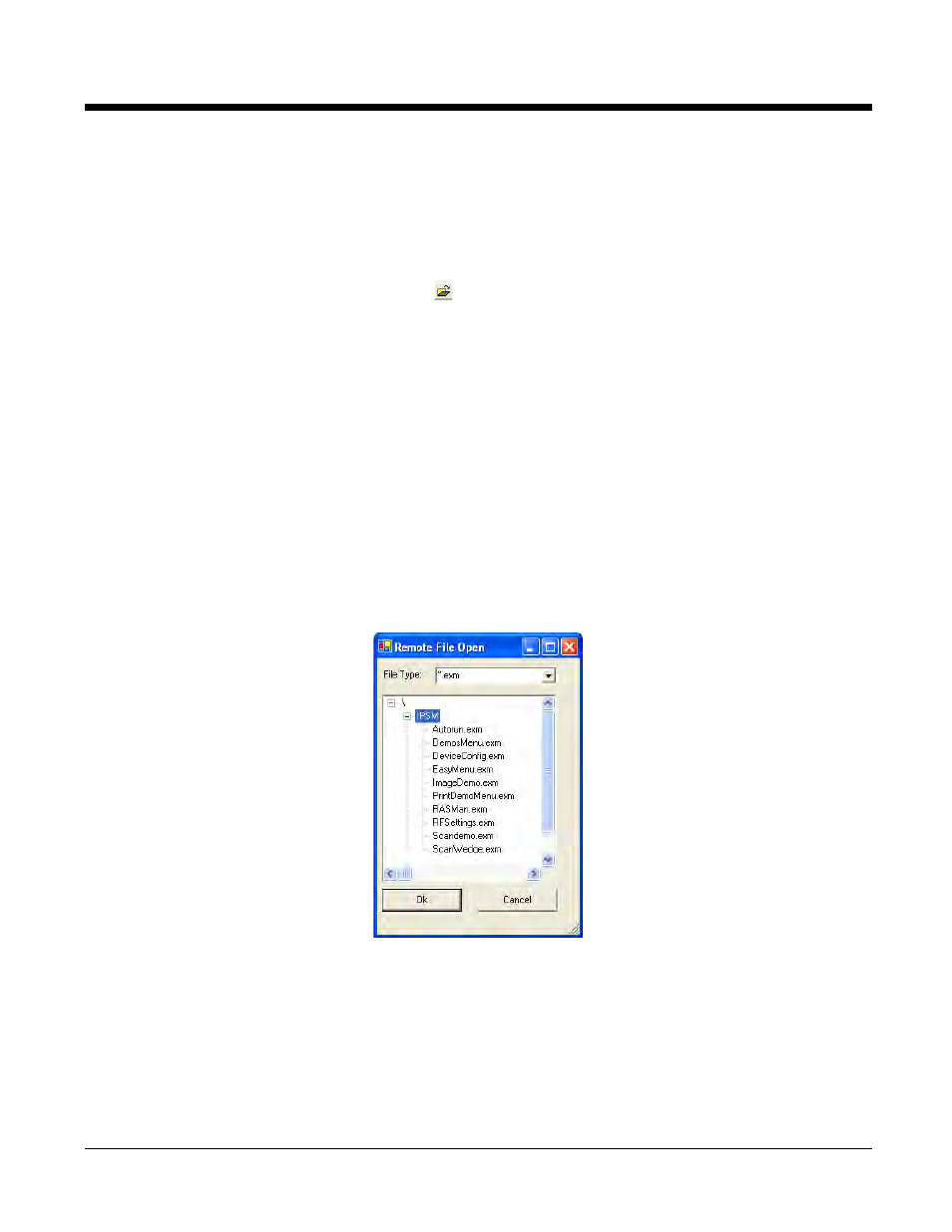 Opening exm files, Opening exm files on the workstation, Opening remote exm files | Honeywell 9900 User Manual | Page 22 / 170