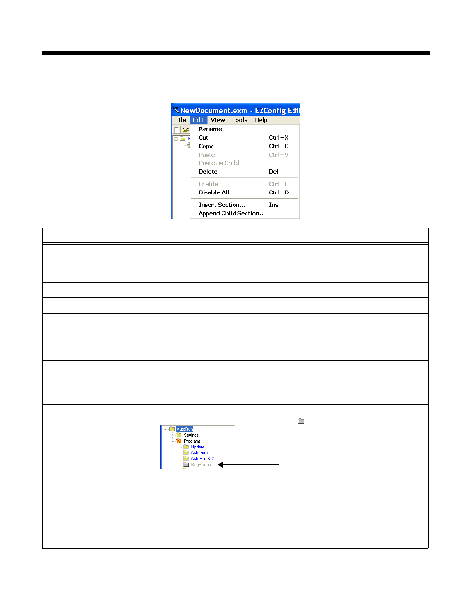 Edit menu options | Honeywell 9900 User Manual | Page 24 / 170
