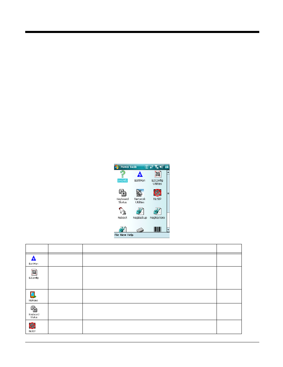 Software requirements, Dolphin terminals, Desktop | Power tools main window | Honeywell 9900 User Manual | Page 8 / 170