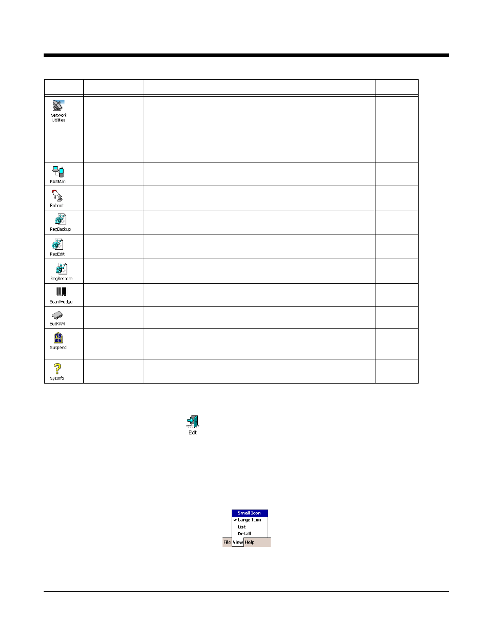 Exiting the power tools main window, View options | Honeywell 9900 User Manual | Page 9 / 170