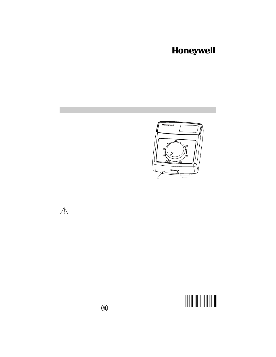 Honeywell H8908B Humidistat User Manual | 4 pages