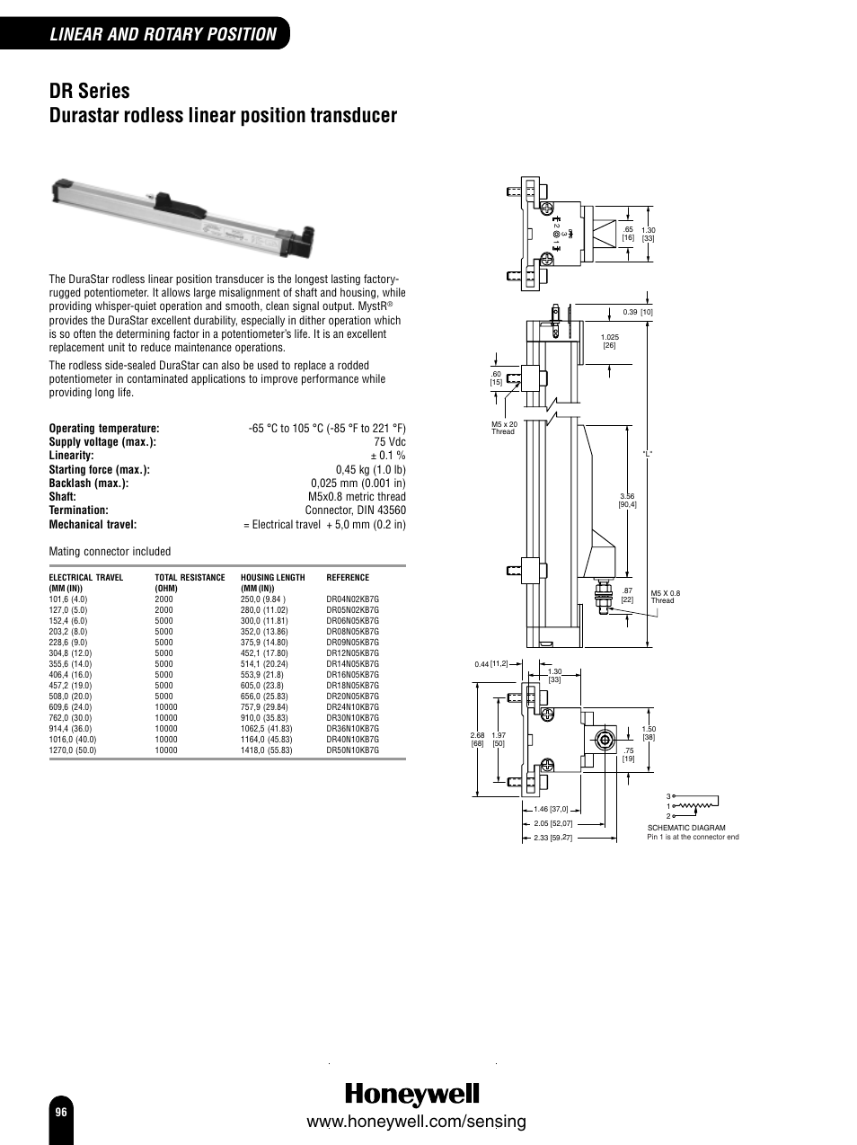 Honeywell Switches and Sensors User Manual | Page 98 / 148