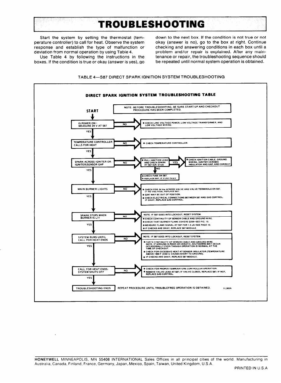 Honeywell Y343B1002 User Manual | Page 11 / 11