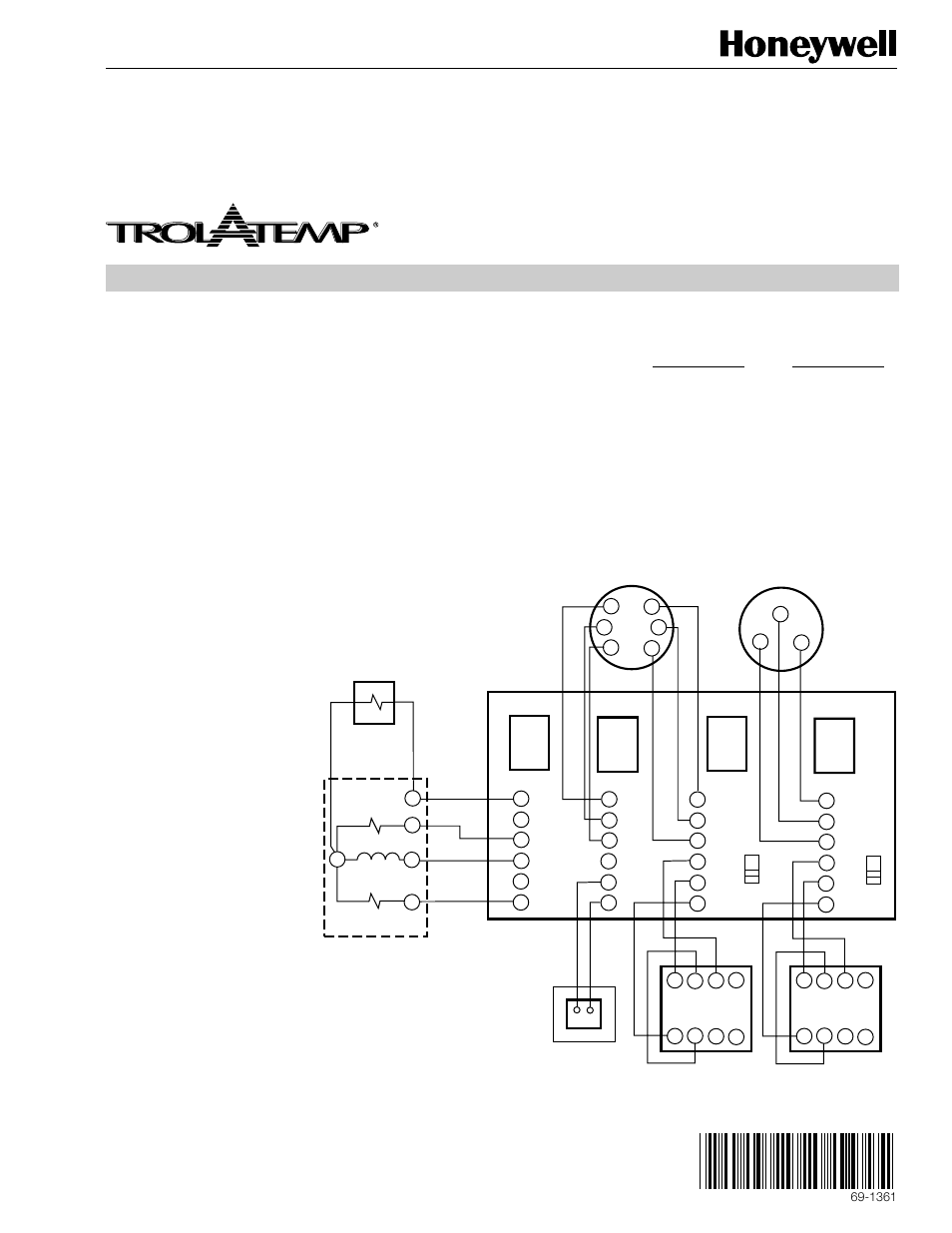 Honeywell MINI-ZONE 69-1361 User Manual | 2 pages