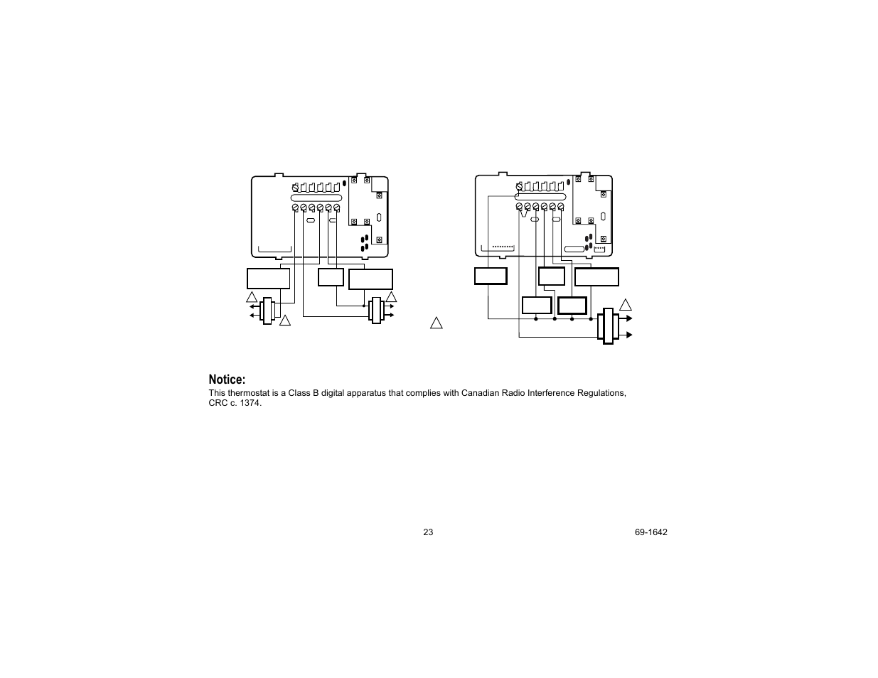 Notice | Honeywell CT3697 User Manual | Page 23 / 24