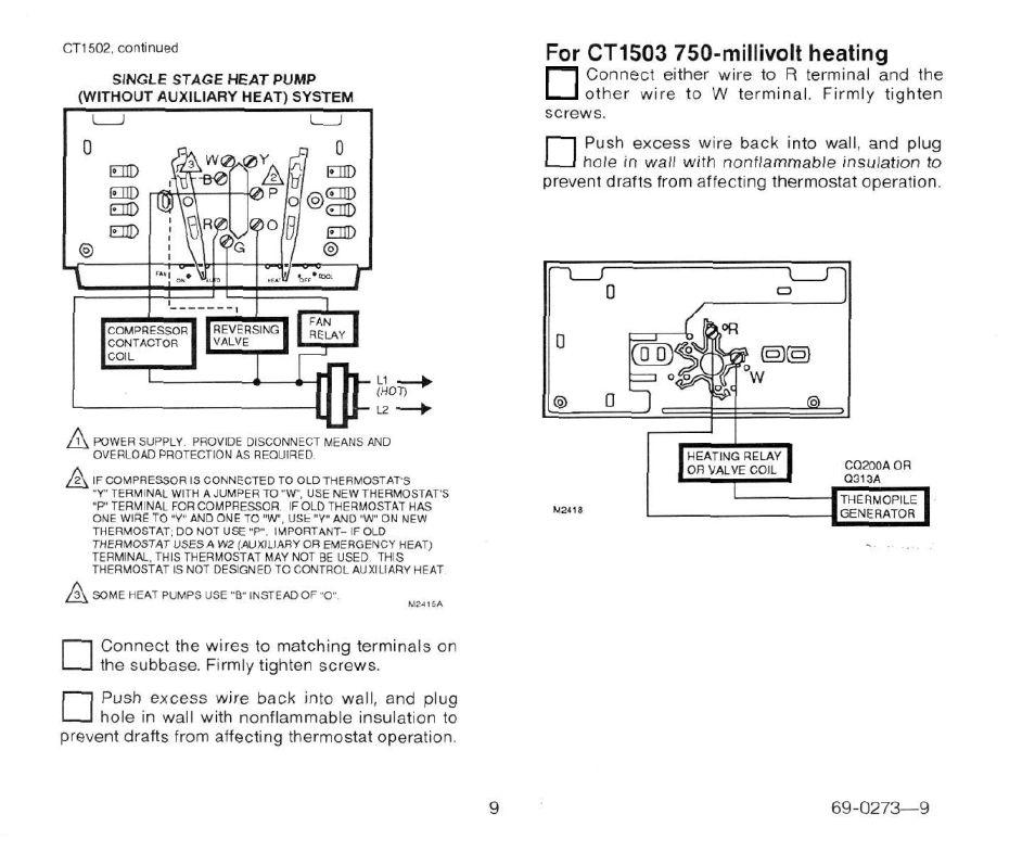 Honeywell CT1503 User Manual | Page 11 / 20