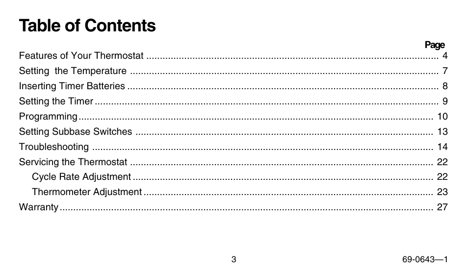 Honeywell 191108AJ User Manual | Page 3 / 28