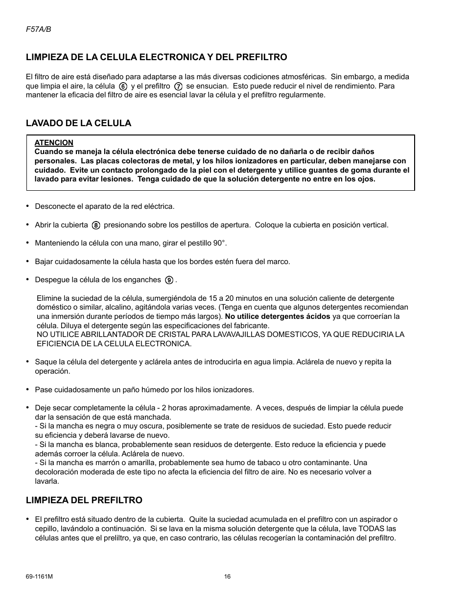 Honeywell F57A/B User Manual | Page 18 / 26