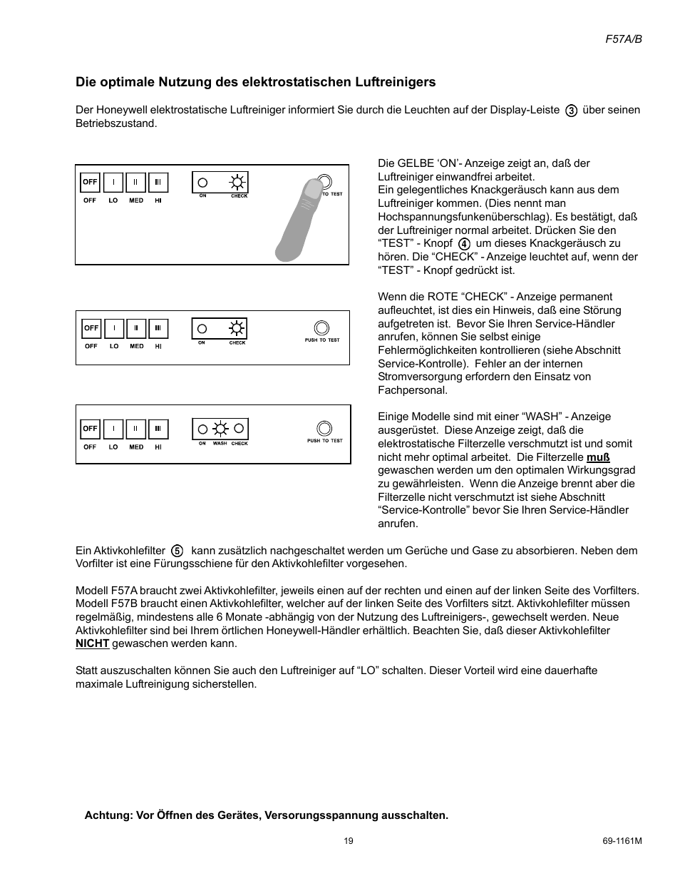 Honeywell F57A/B User Manual | Page 21 / 26