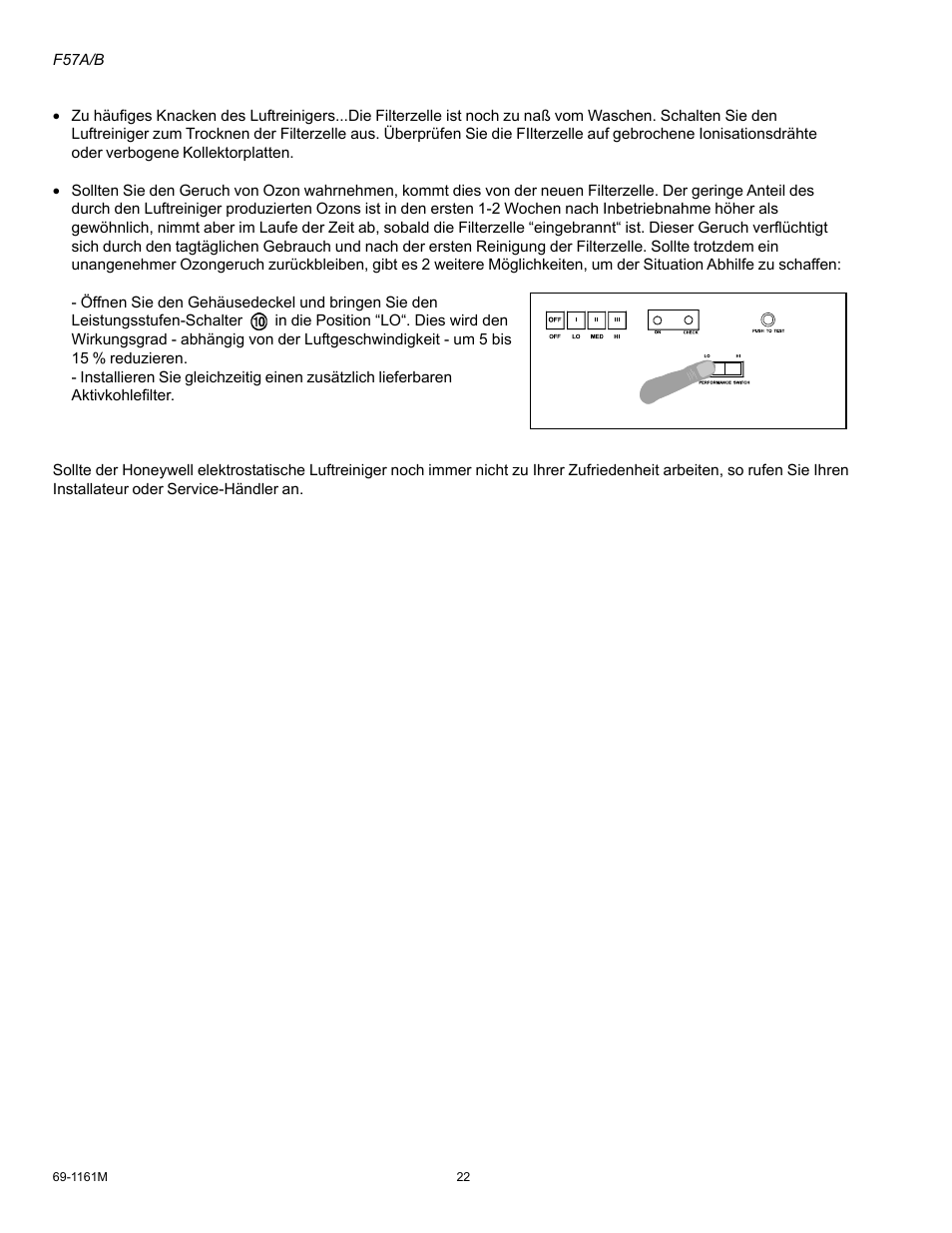 Honeywell F57A/B User Manual | Page 24 / 26