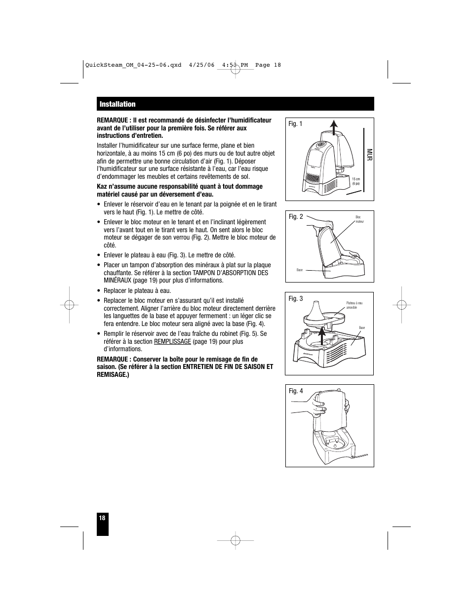 Honeywell HWM-330 User Manual | Page 18 / 44